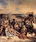 Eugene Delacroix The Massacre on Chios oil painting reproduction